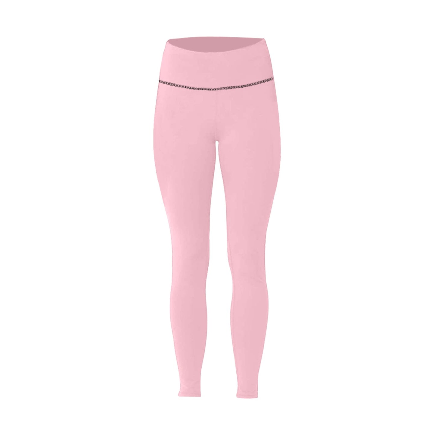 Powder Pink High-Waisted Leggings