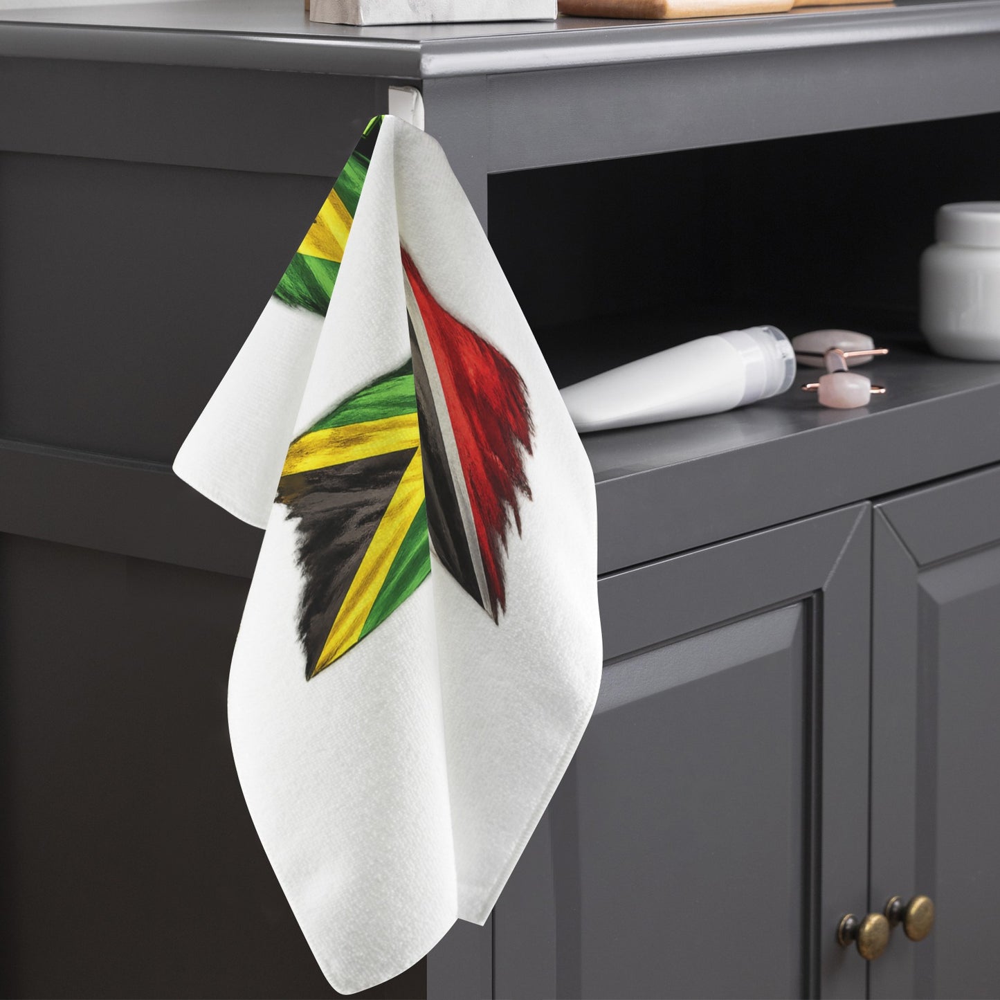 TRINI AND JAMAICA Towel