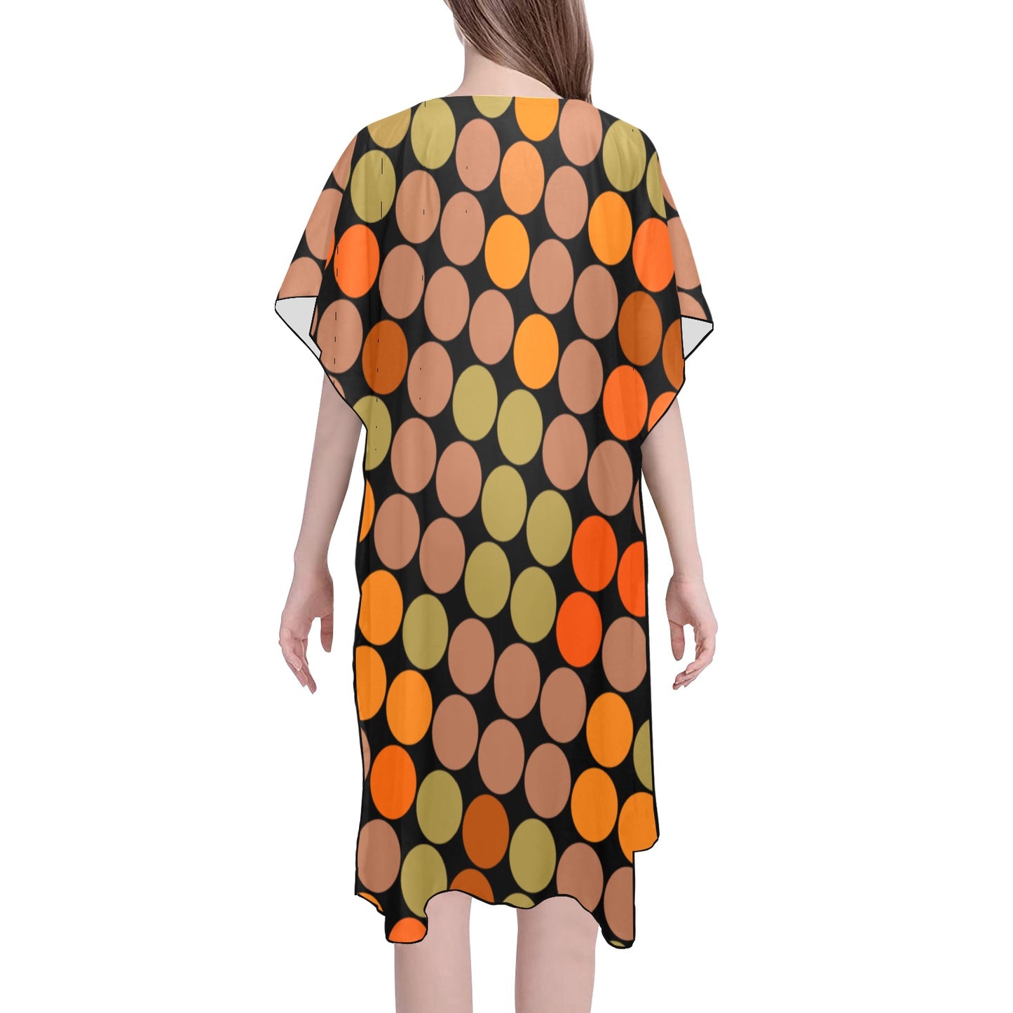 Fall Circles Chiffon Cover Ups