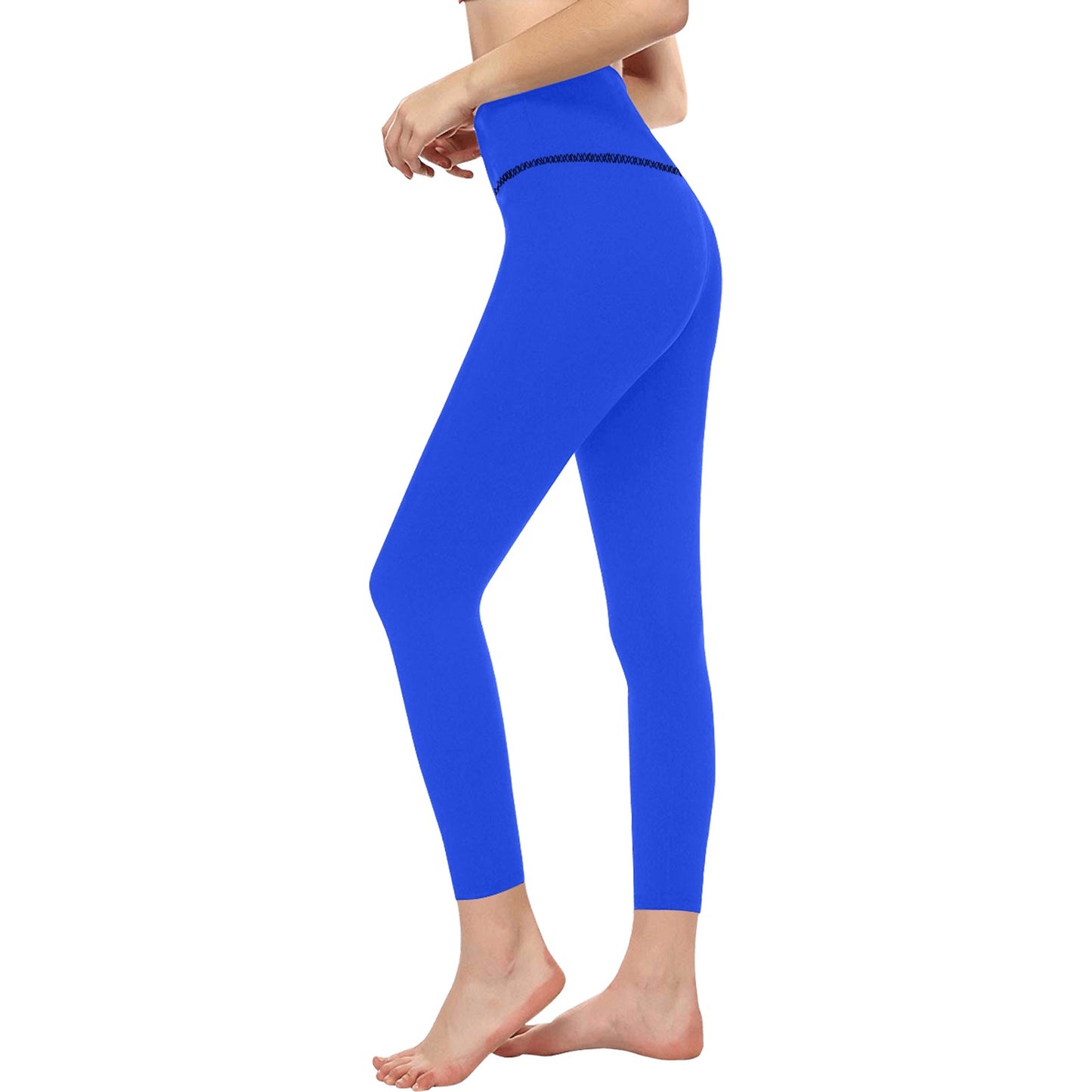 Royal Blue High-Waisted Leggings