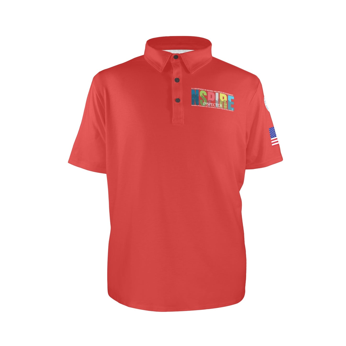 Red Men's Polo Shirt