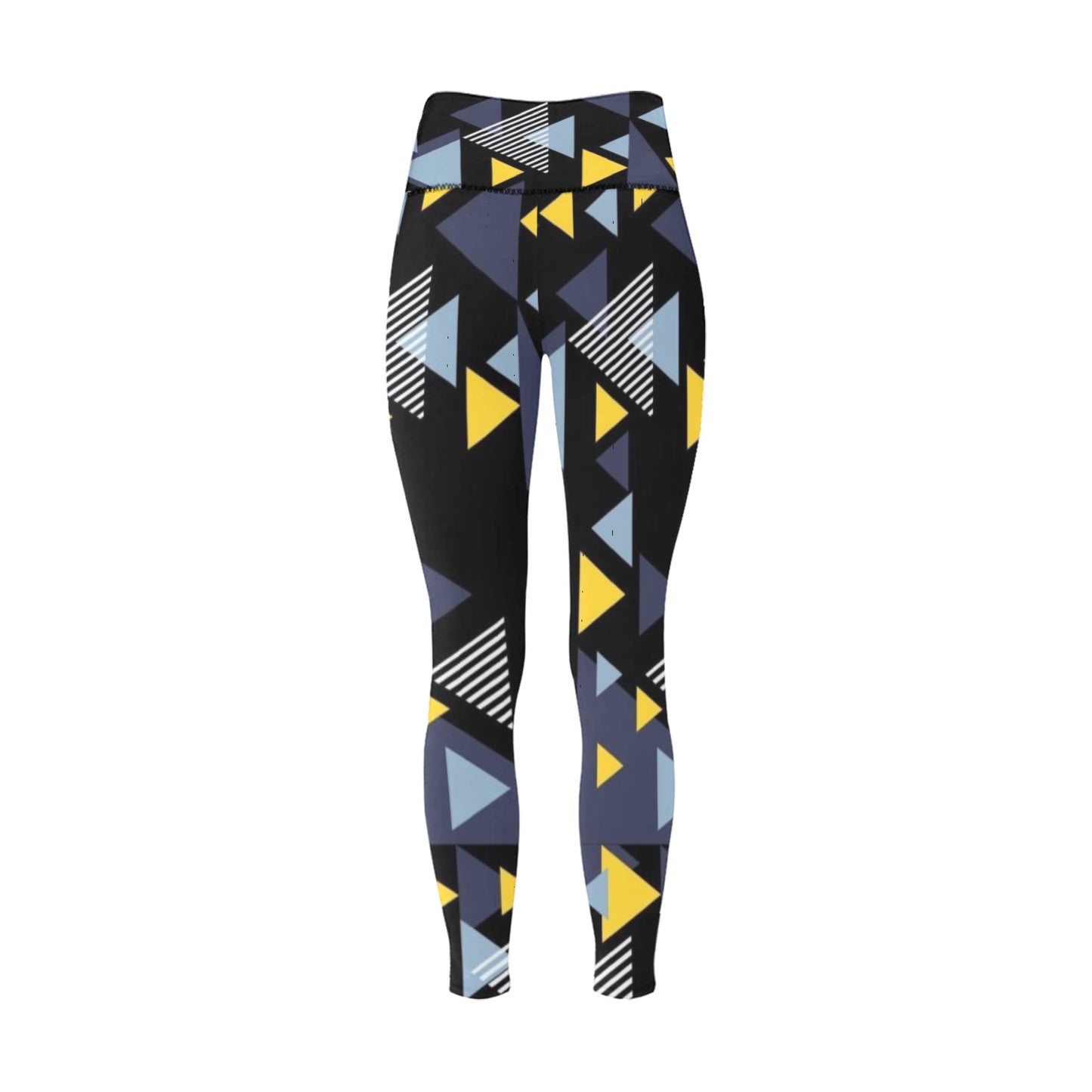 Triangle Angles High-Waisted Leggings