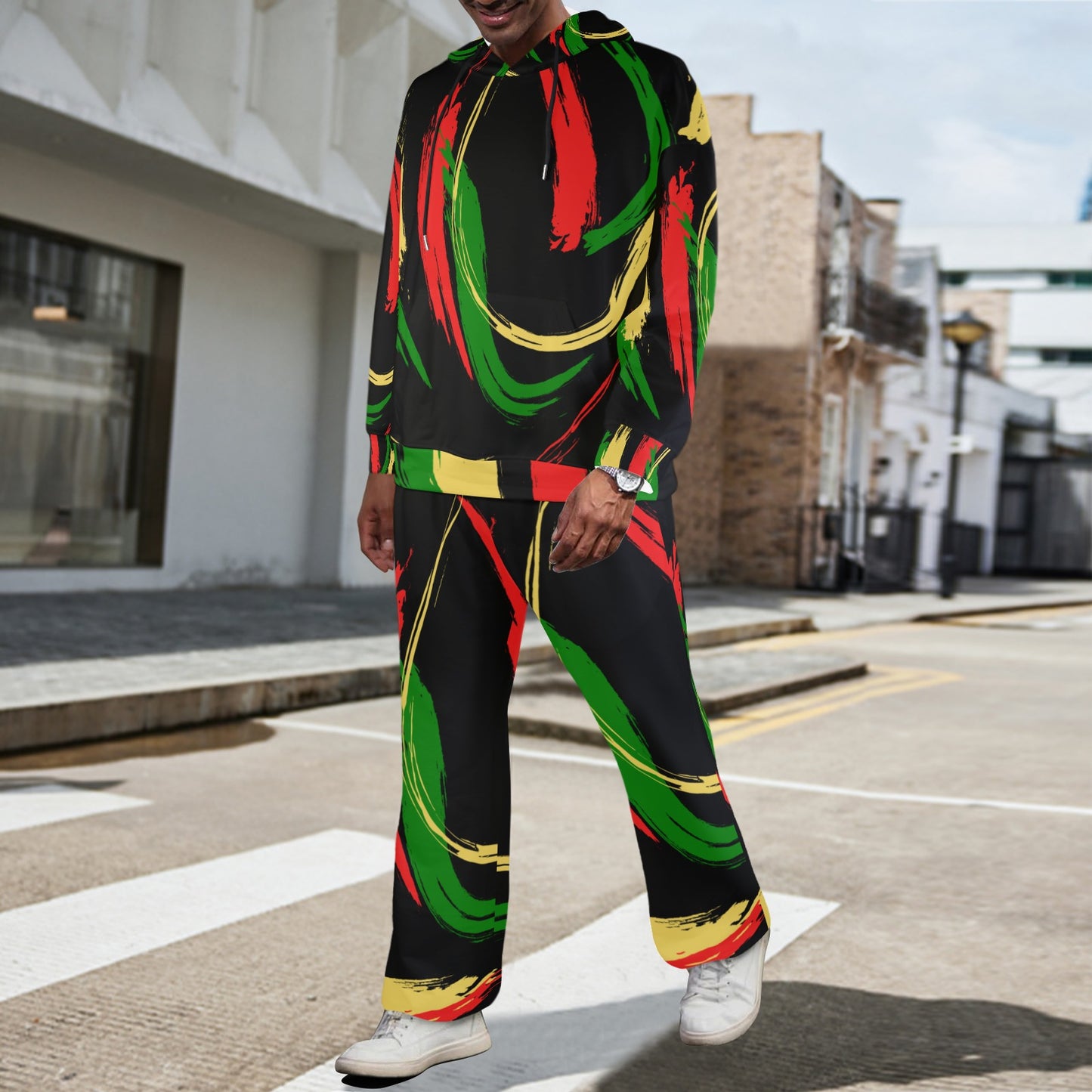 The Culture Men's Streetwear Flared Tracksuit