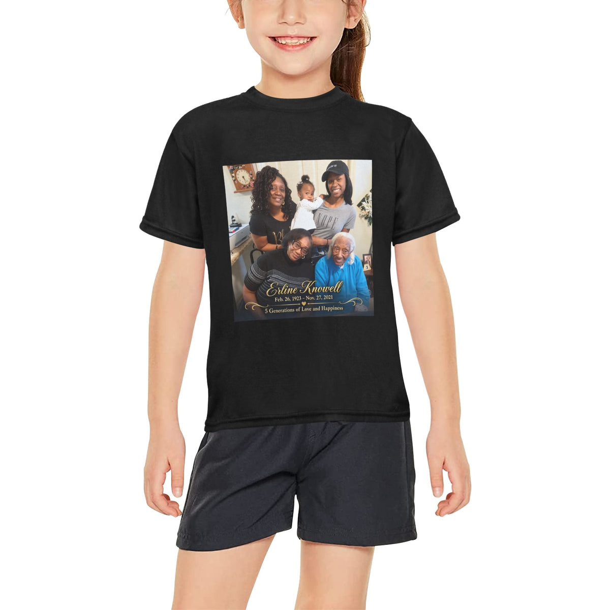 Zettie 5 Big Girls' T-Shirt