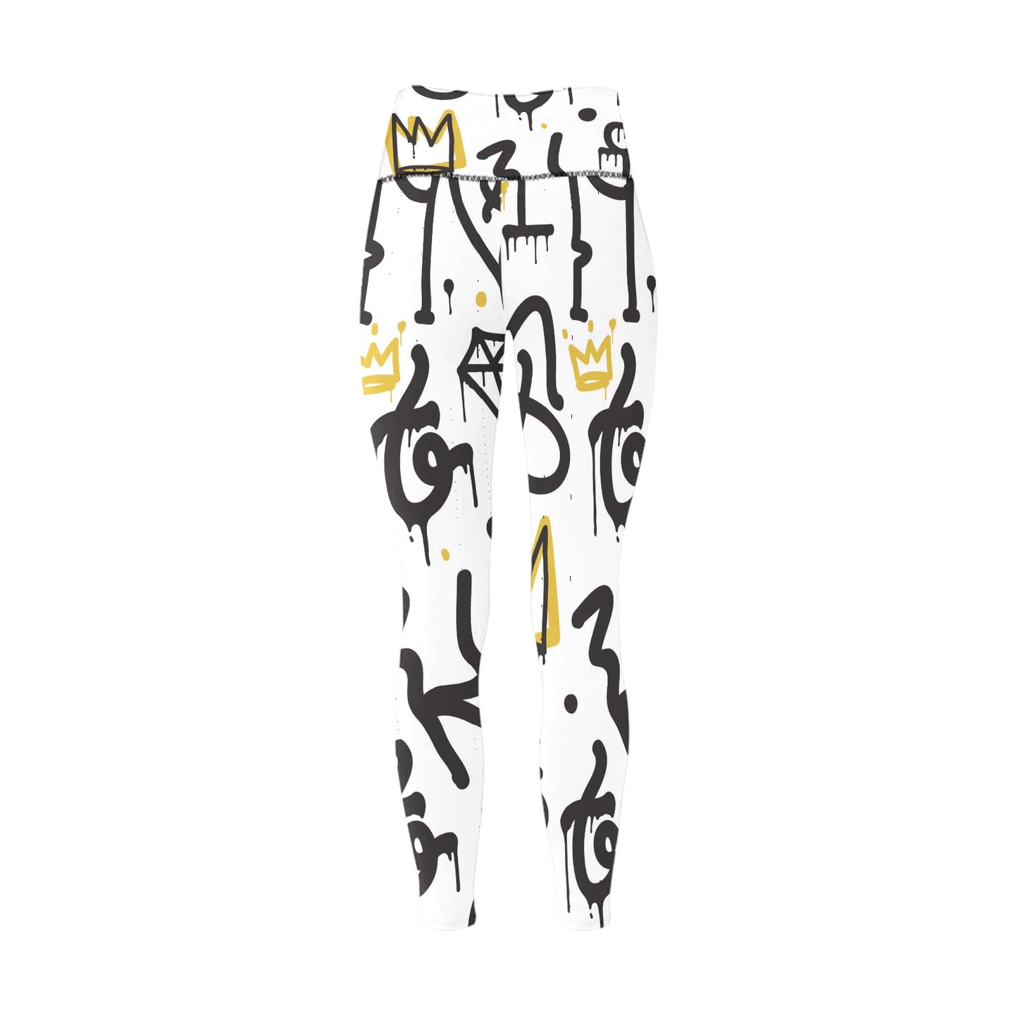 Abstract Art Women's High-Waisted Leggings