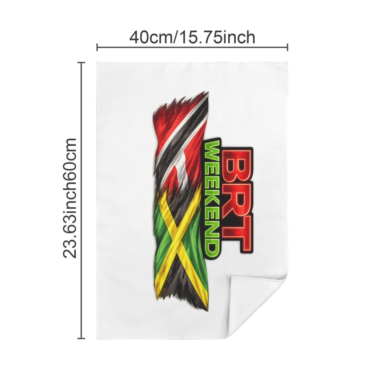 TRINI AND JAMAICA Towel