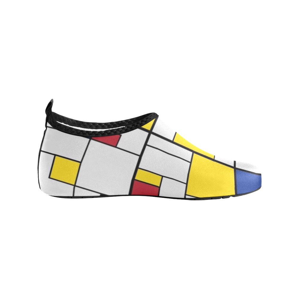 Colorful Tiles Kids' Slip-On Water Shoes