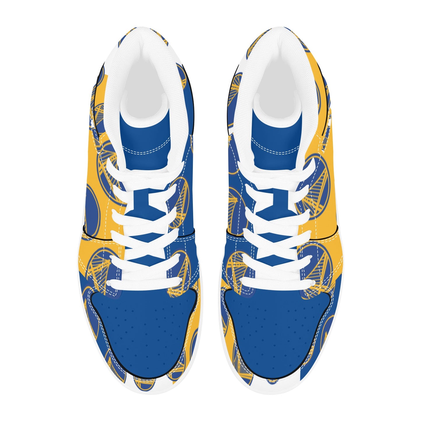 Golden State Warriors Men's High Top Sneakers