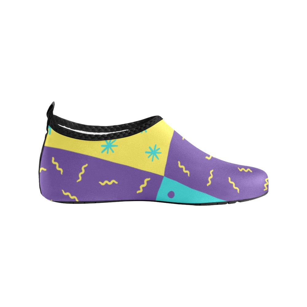 Purple Party Kids' Slip-On Water Shoes