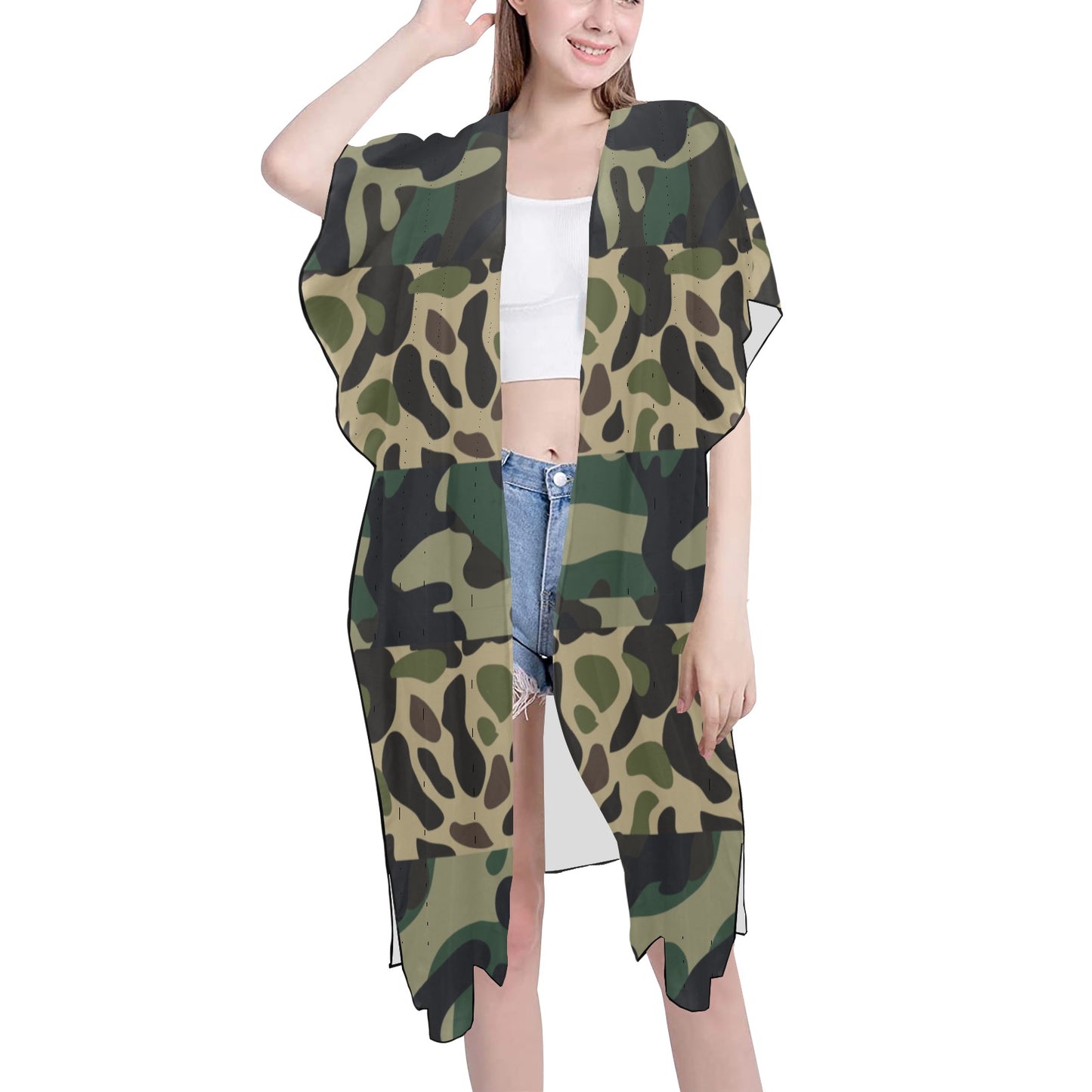 Army Fatigues Chiffon Cover Ups