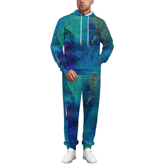 Blue Canvas Adult Hoodie Set