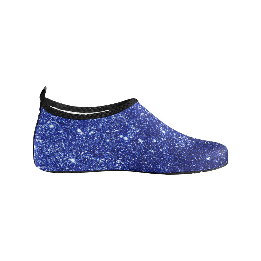 Blue shimmer Kids' Slip-On Water Shoes