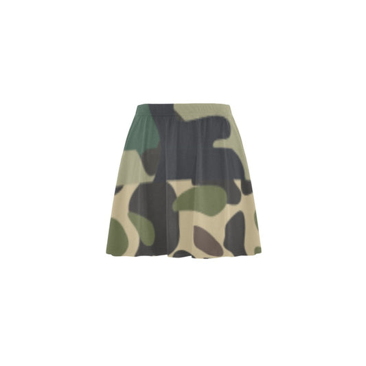 Army Fatigues Mini Skating Skirt