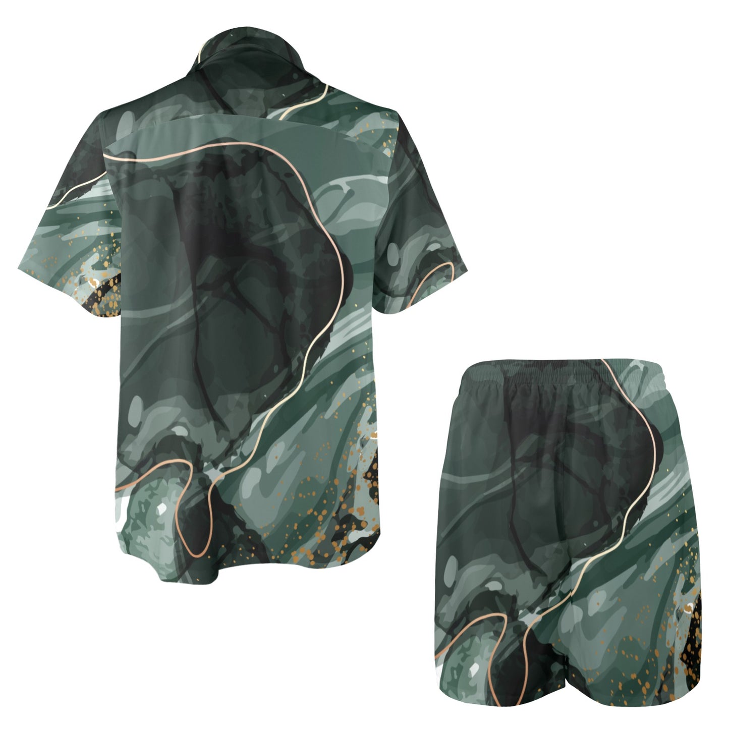 Green Marble Men's Outfit