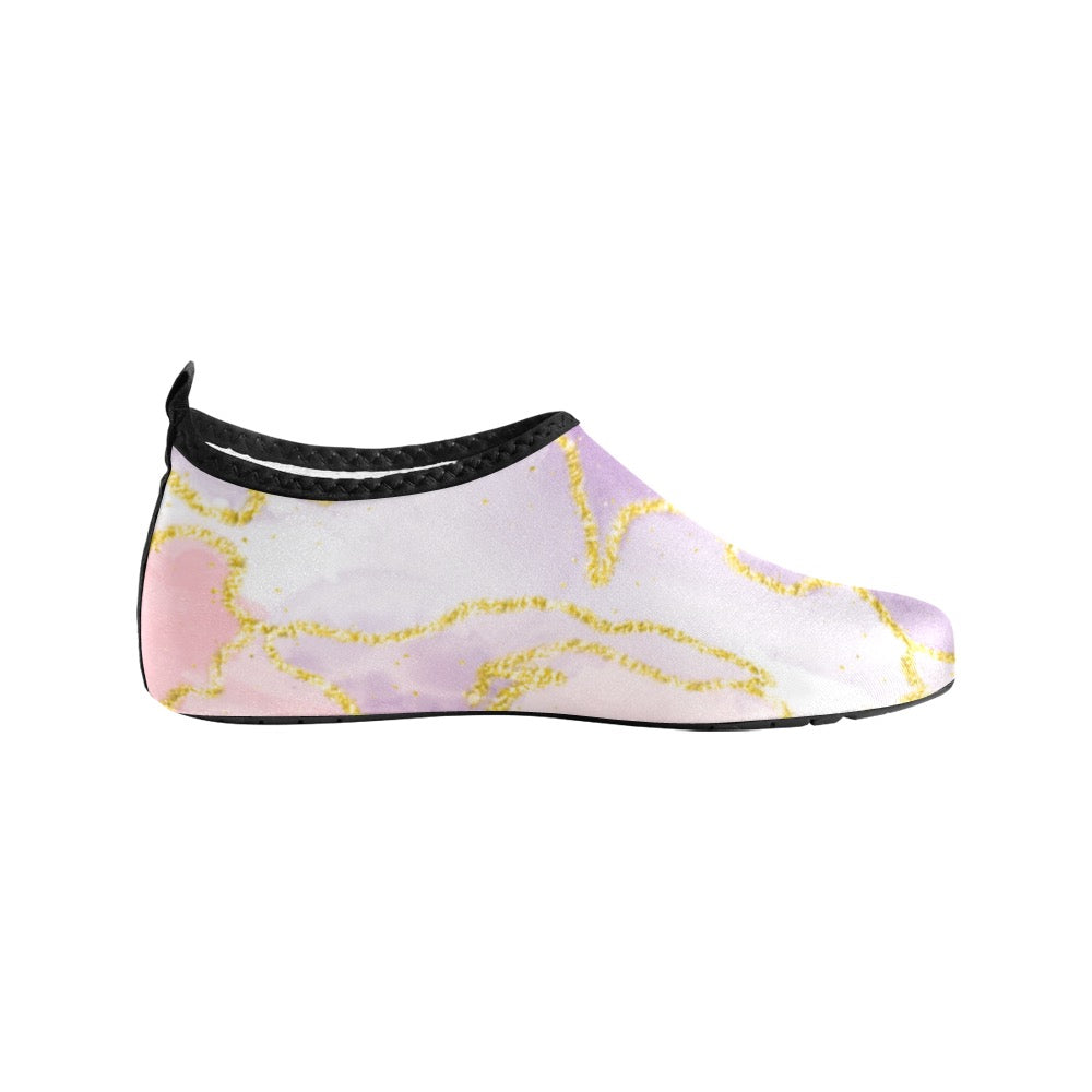 Pastel Marble Kids' Slip-On Water Shoes