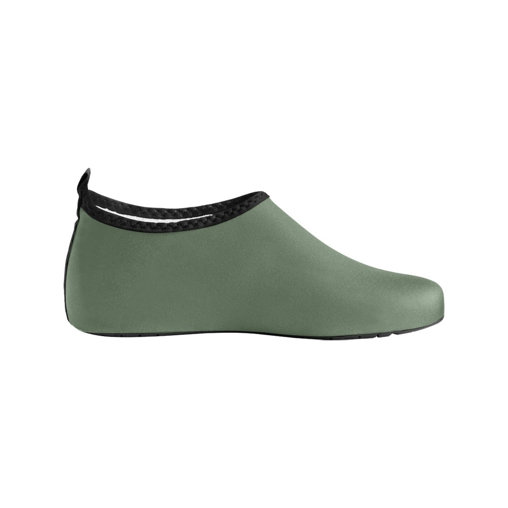 Army Green Kids' Slip-On Water Shoes