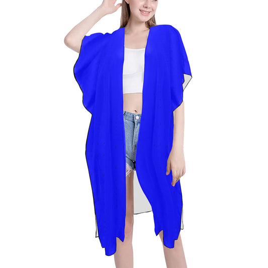 Royal Blue Chiffon Cover Ups