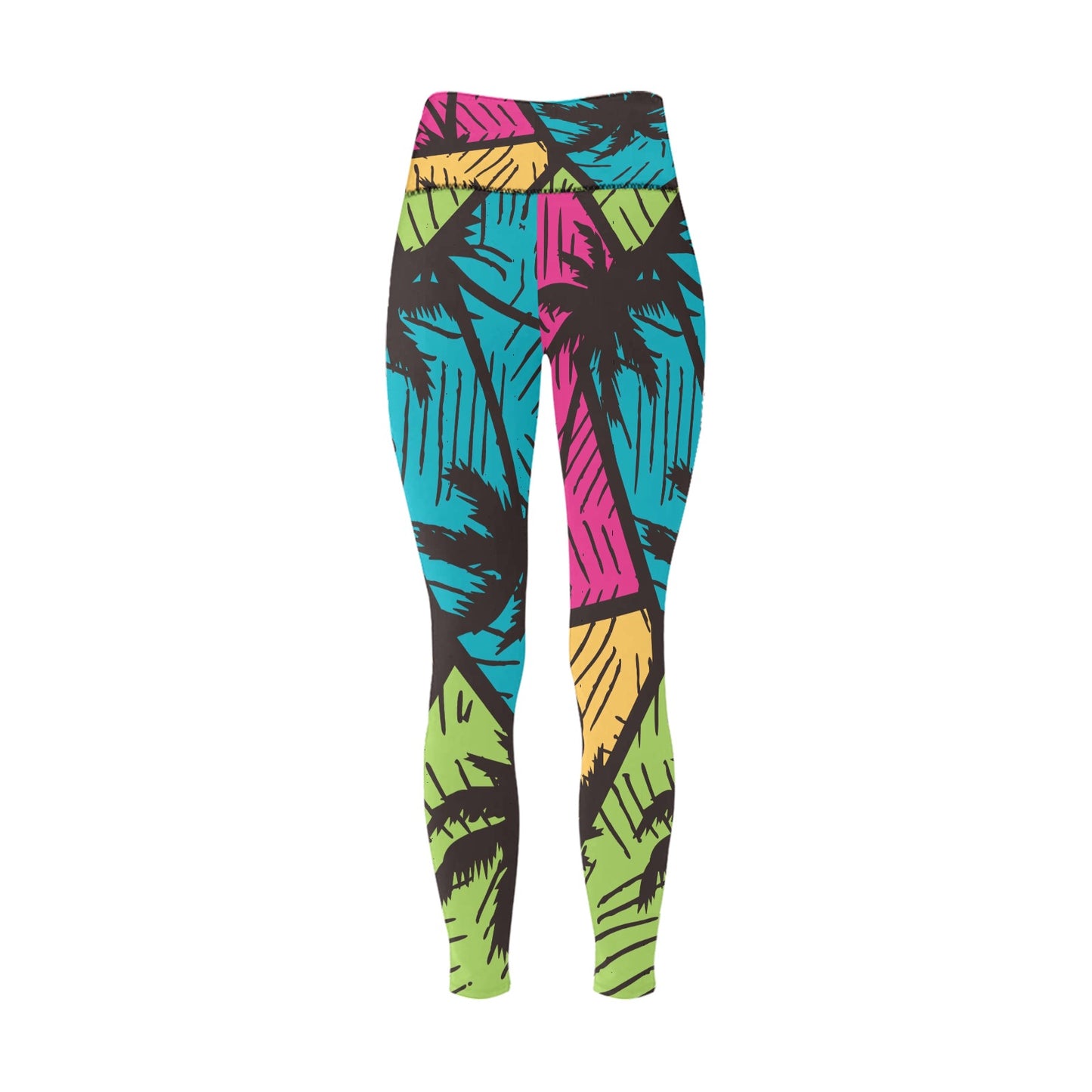 West Coast Palms High-Waisted Leggings