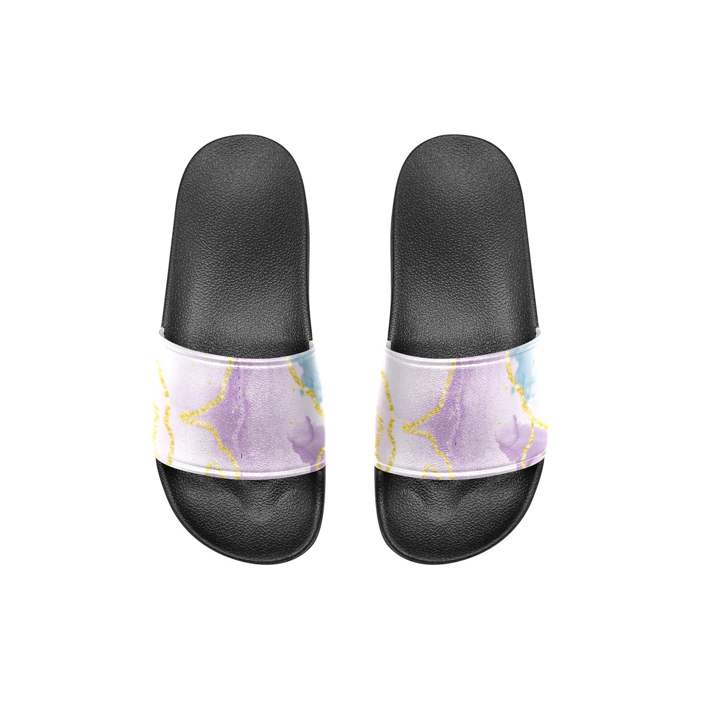 Pastel Marble Kids' Slide Sandals