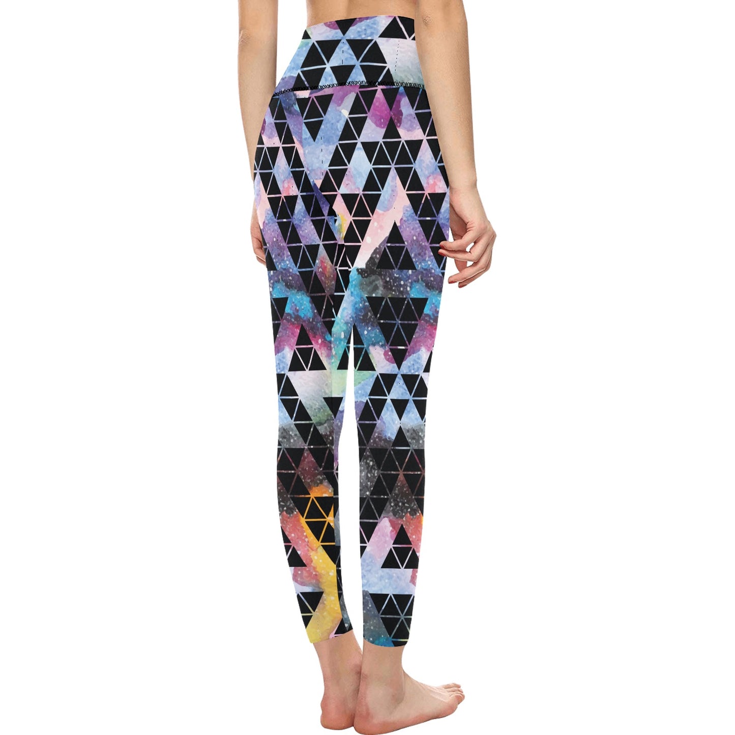 Galaxy Tribal Aztec High-Waisted Leggings