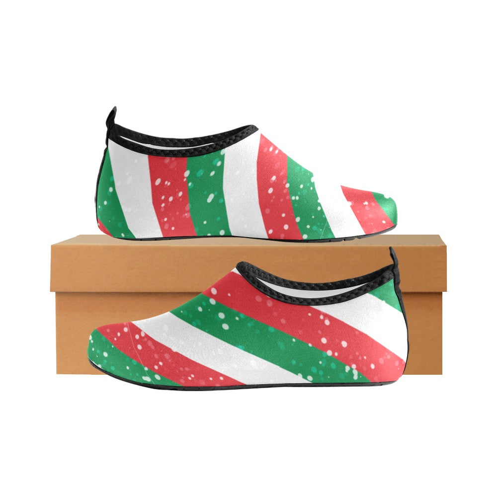 Candy cane Kids' Slip-On Water Shoes