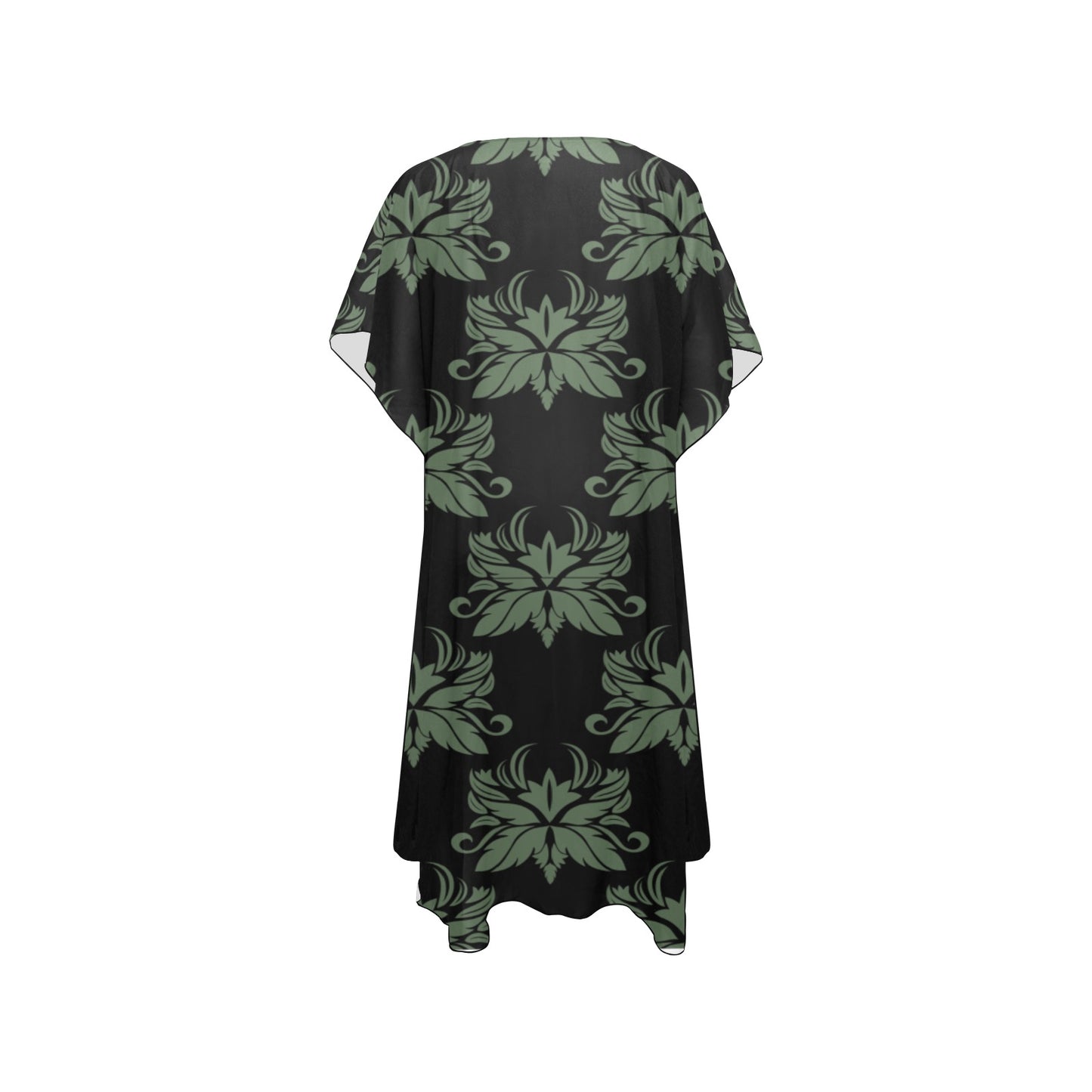 Black & Green Chiffon Cover Ups