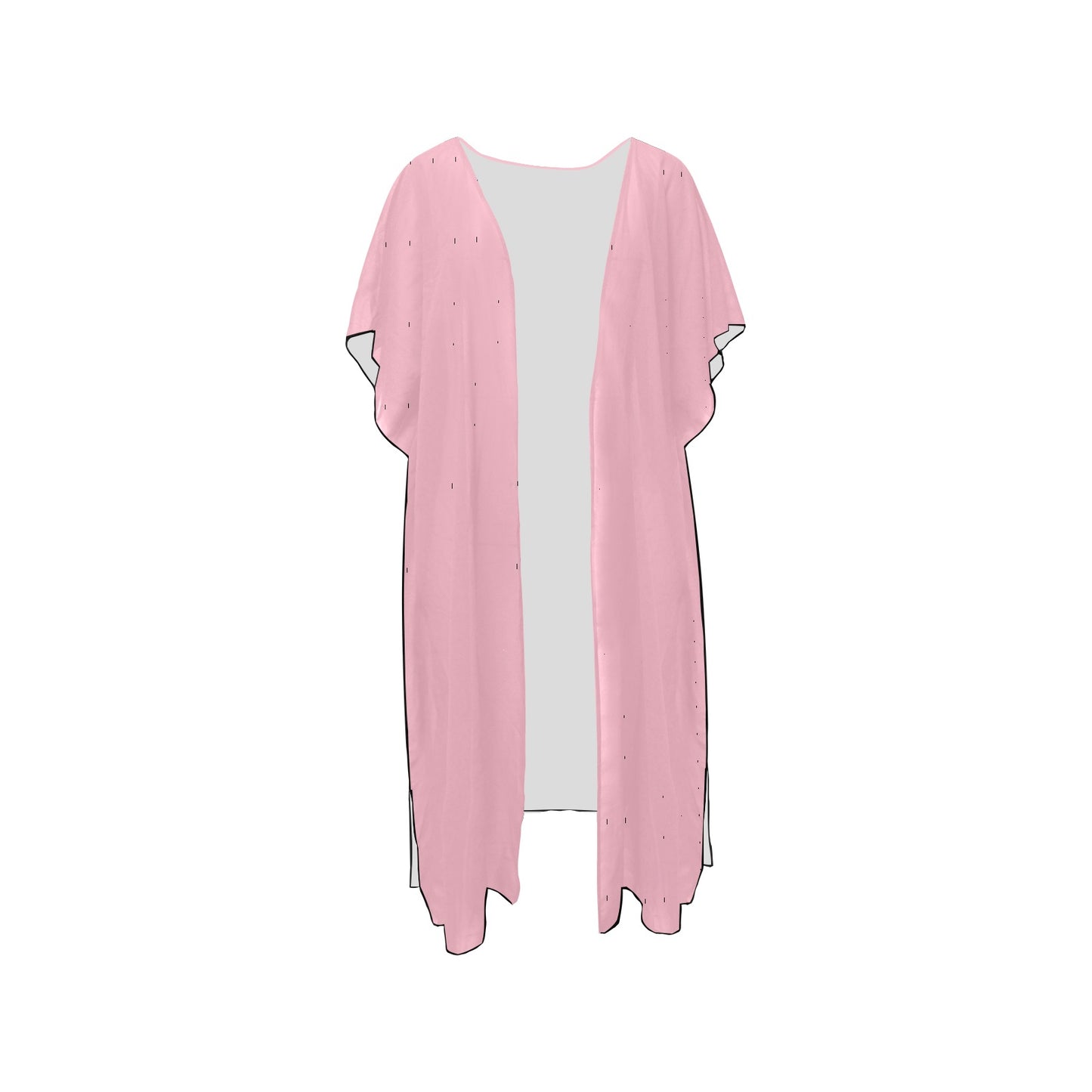 Powder Pink Chiffon Cover Ups