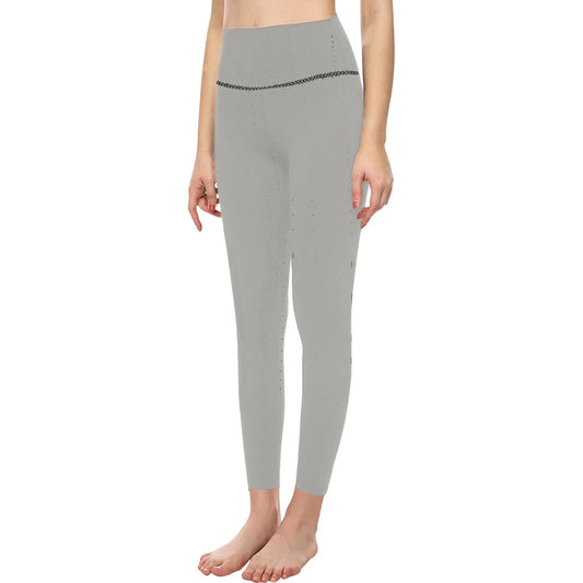 Grey High-Waisted Leggings