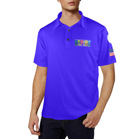 Royal Blue Men's Polo Shirt