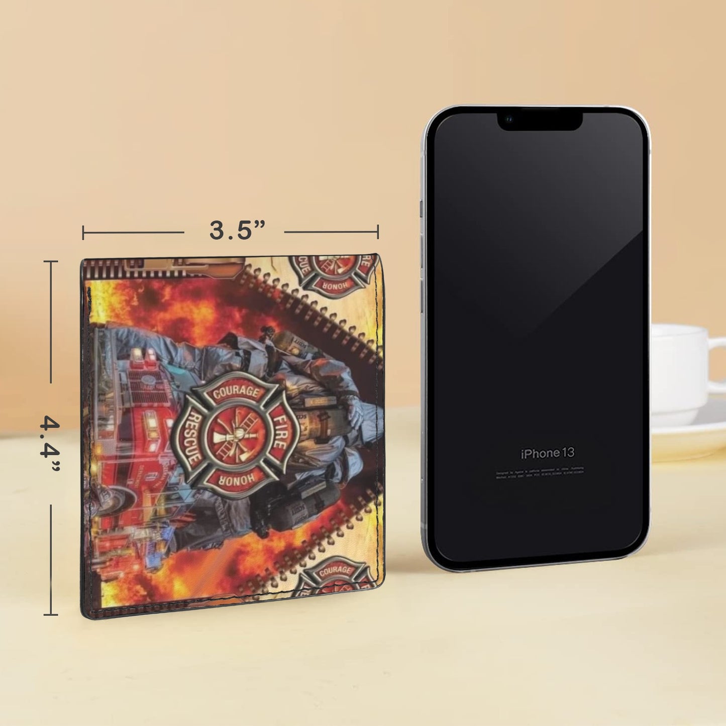 Fire Rescue Unisex Bifold Wallet with Multi Slots