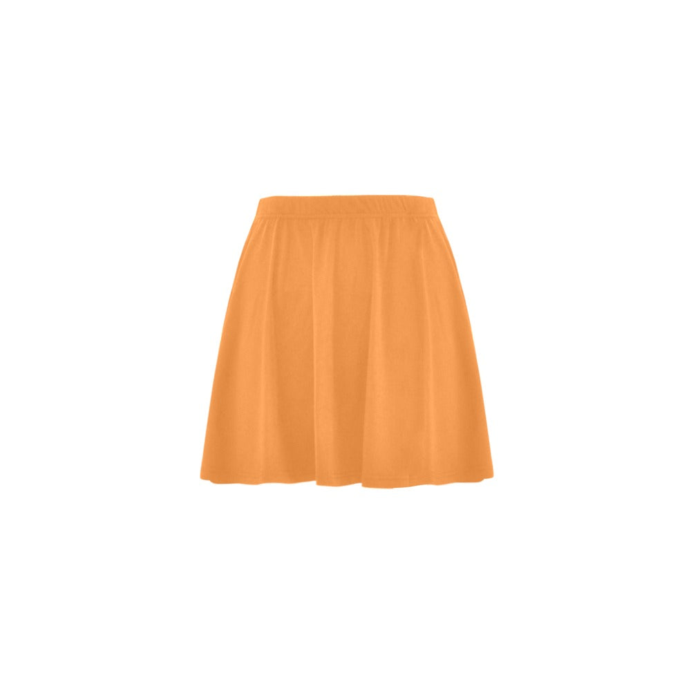 Orange Mini Skating Skirt