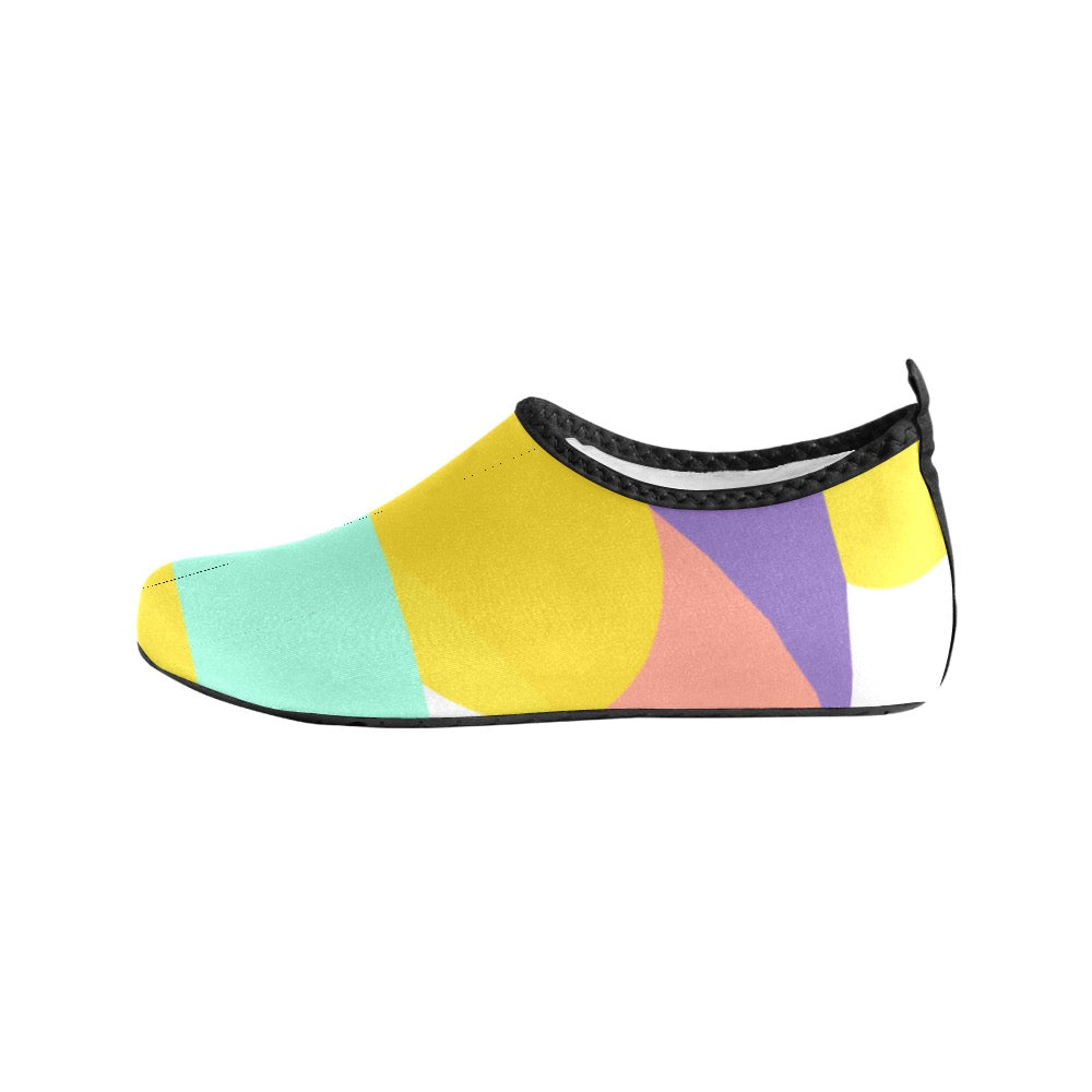 Colorful Circle Kids' Slip-On Water Shoes