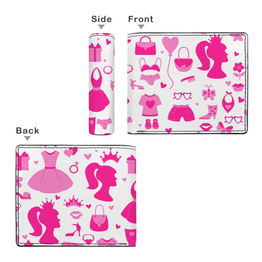 Barbie Unisex Bifold Wallet with Multi Slots