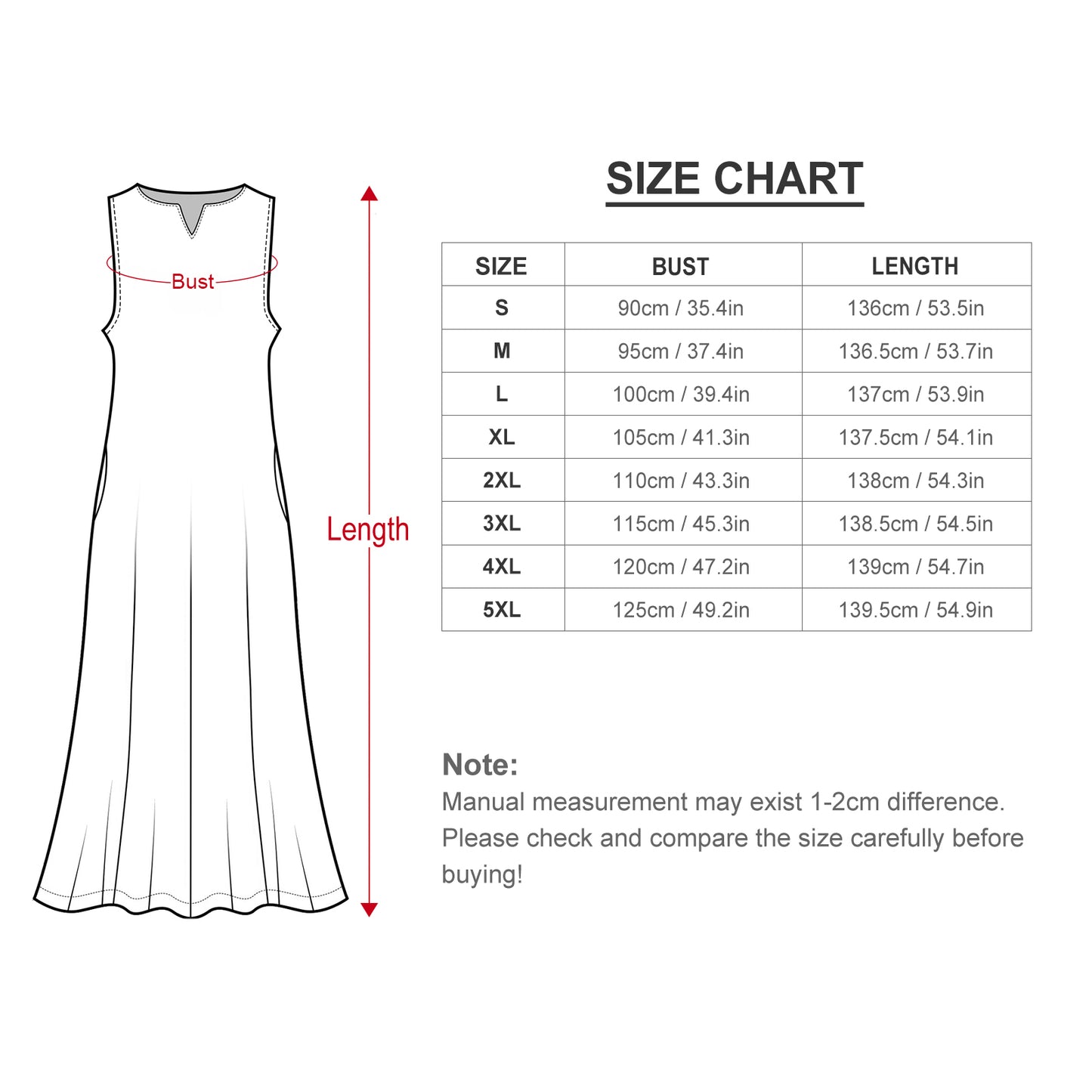 Neon Rainbow Sleeveless Long Dress