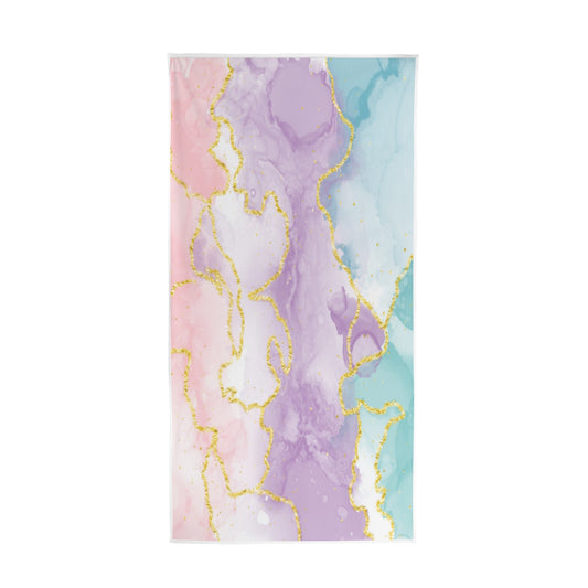 Pastel Marble Quick-Dry Beach Towel 30"x61"