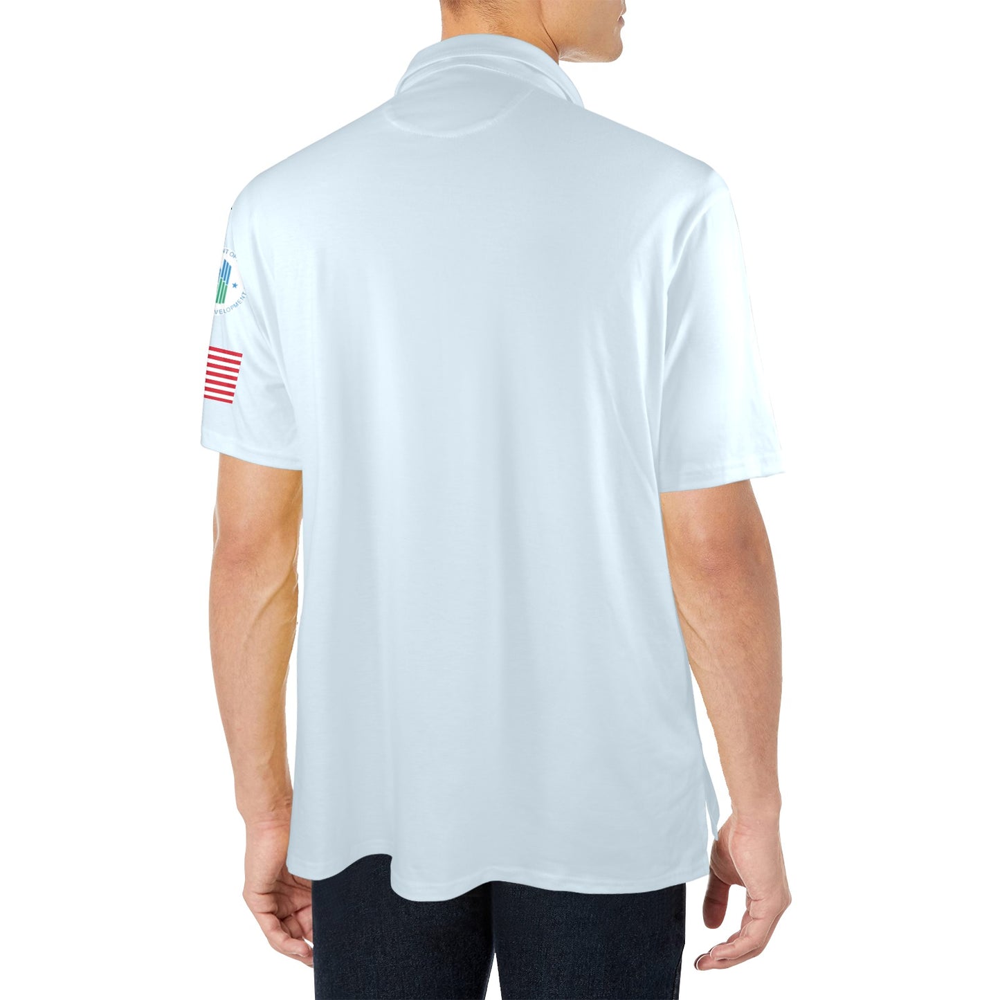 Light Blue Men's Polo Shirt