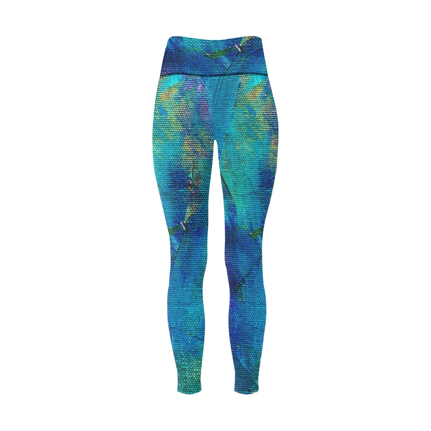 Aqua Marine Women's High-Waisted Leggings