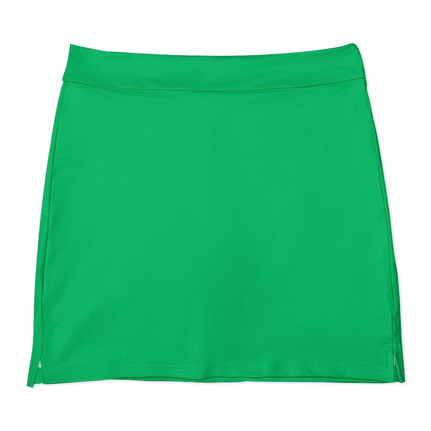 Green A-Line Skirt with Pocket