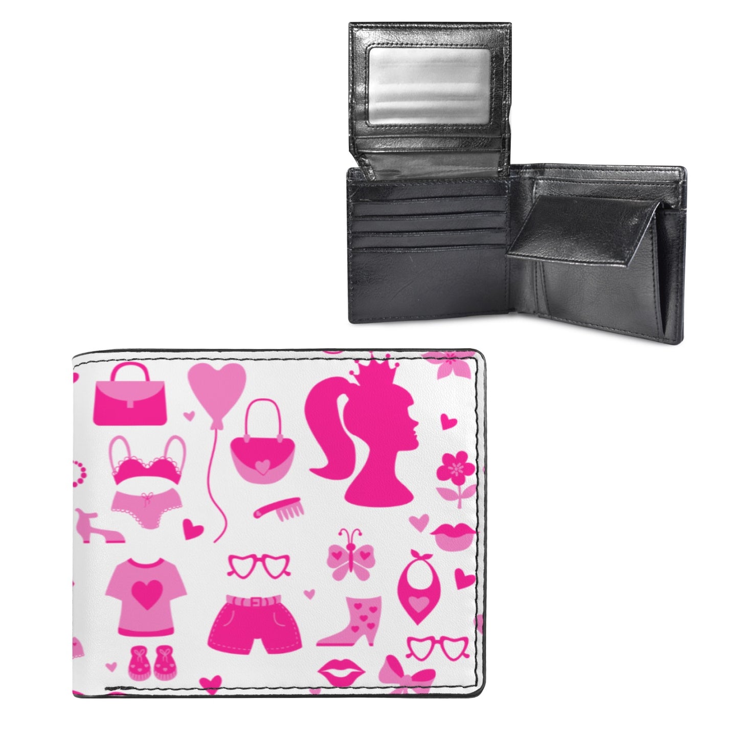 Barbie Unisex Bifold Wallet with Multi Slots