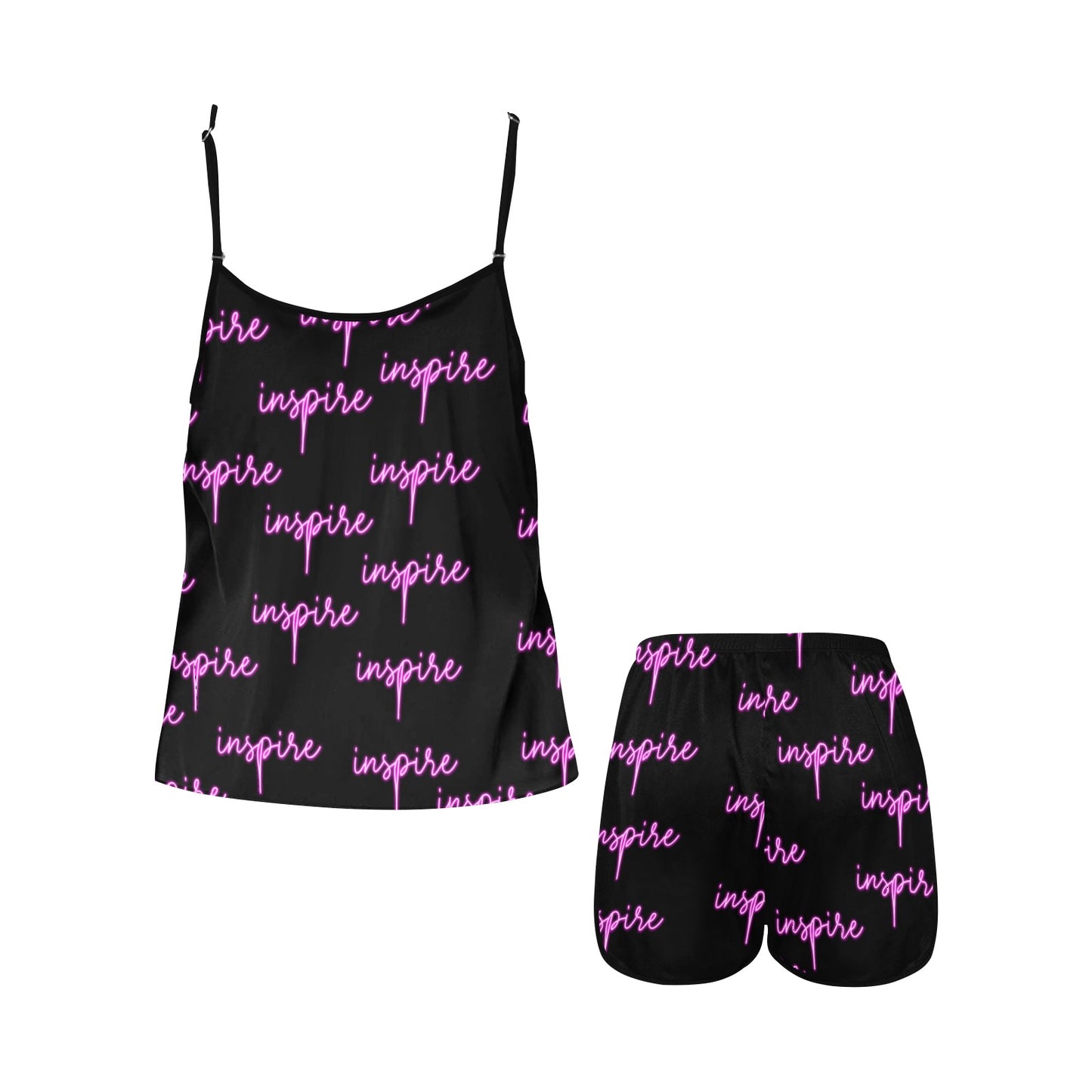 Inspire Women's Spaghetti Strap Pajama Set