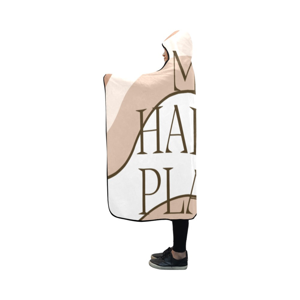 My Happy Place Hooded Blanket 50''x40''