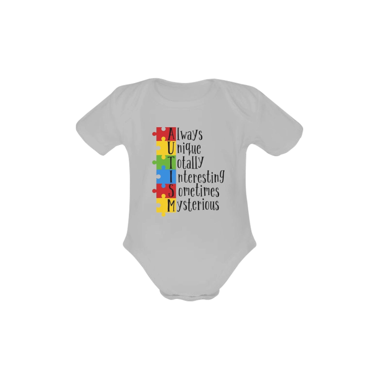 AWARENESS - Autism Baby Short Sleeve Onesie