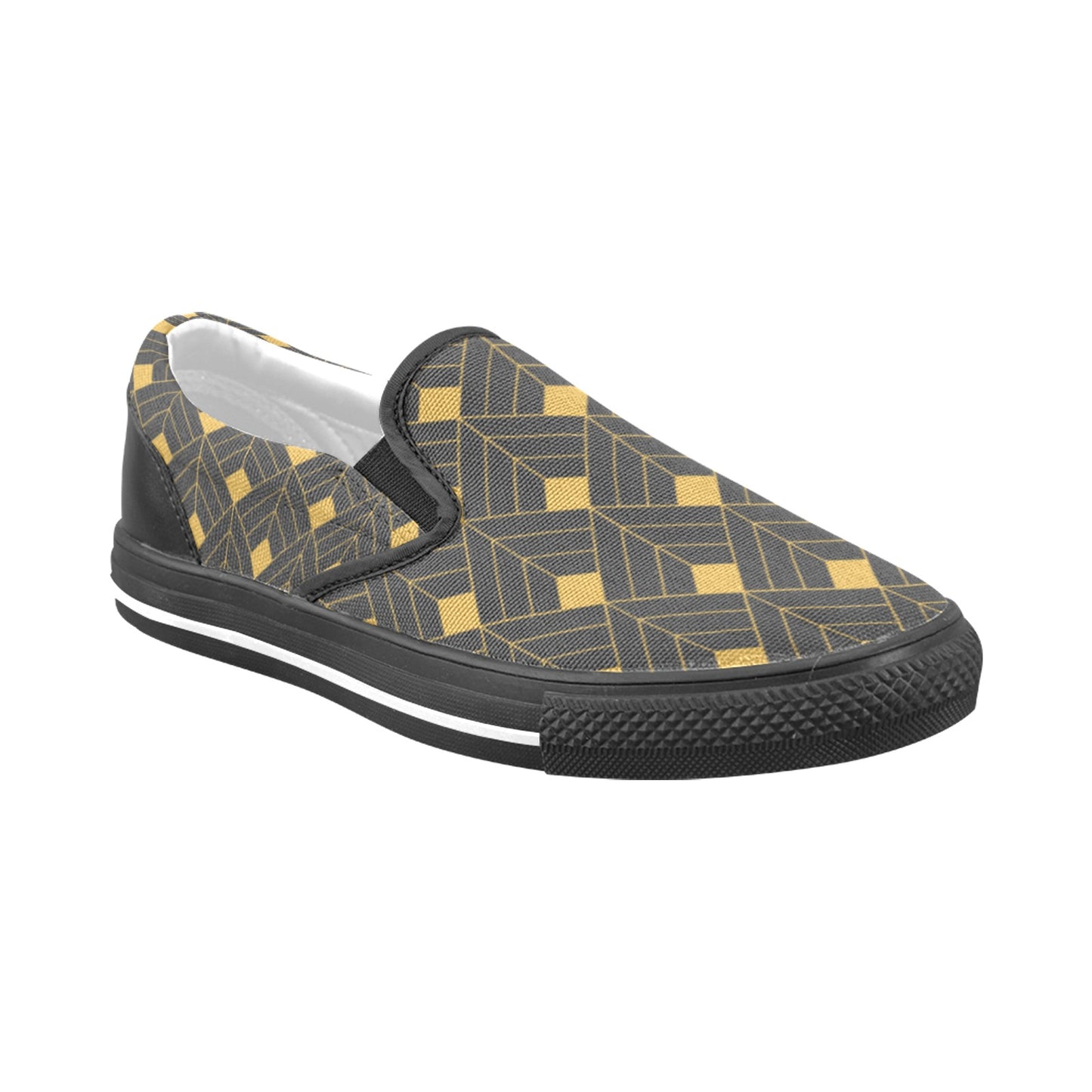 Gold Diamond Women's Slip-on Shoes