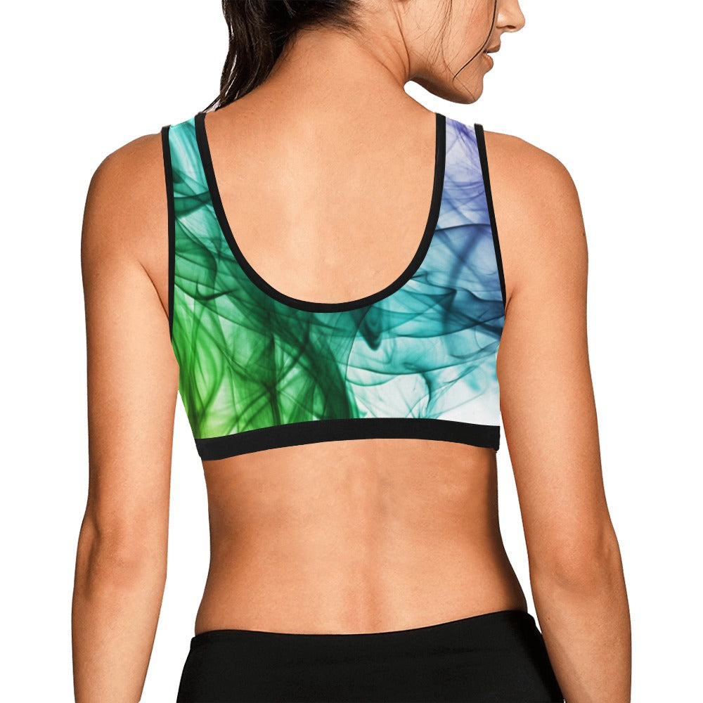 Color Whirl Women's Sports Bra