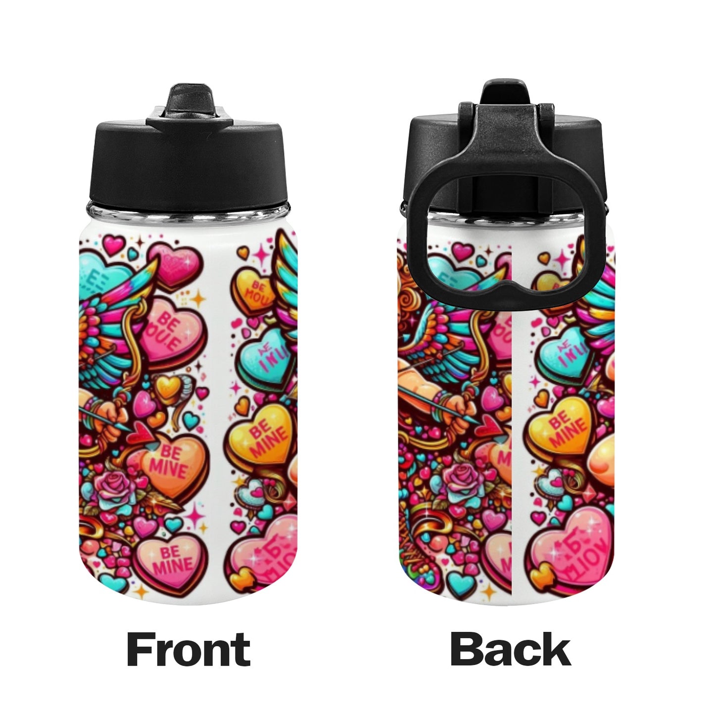 Cupid 1 Kids Water Bottle with Straw Lid (12 oz)