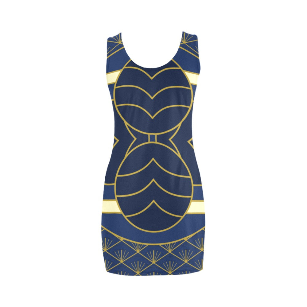 Navy Cut Dress