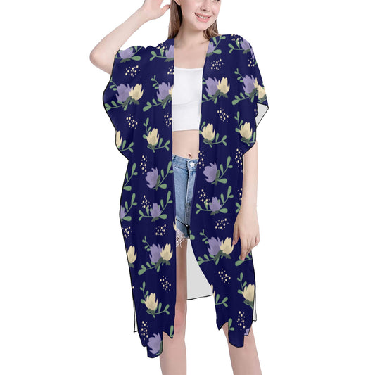 Night Flow  Chiffon Cover Up