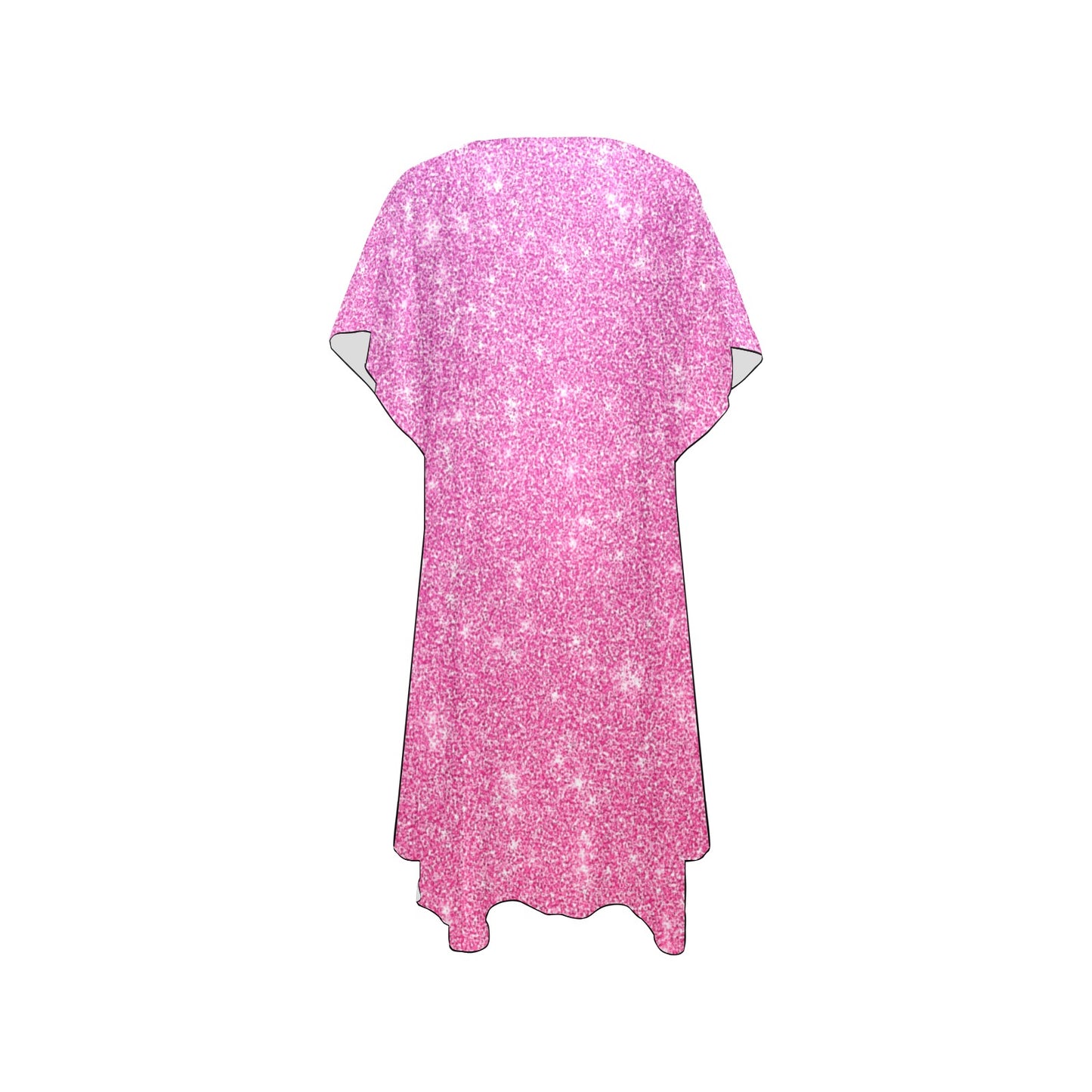 Pink Splash Chiffon Cover Up