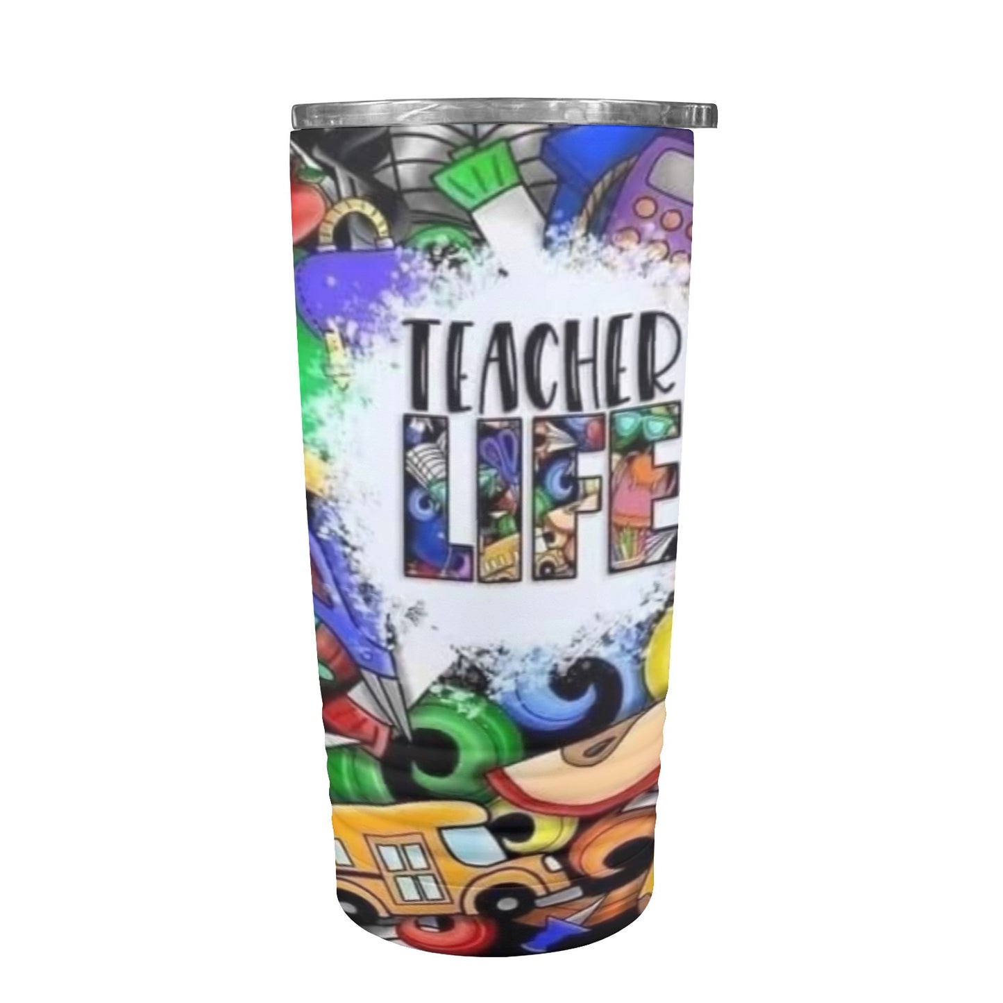 Teacher Life 20oz Insulated Stainless Steel Mobile Tumbler