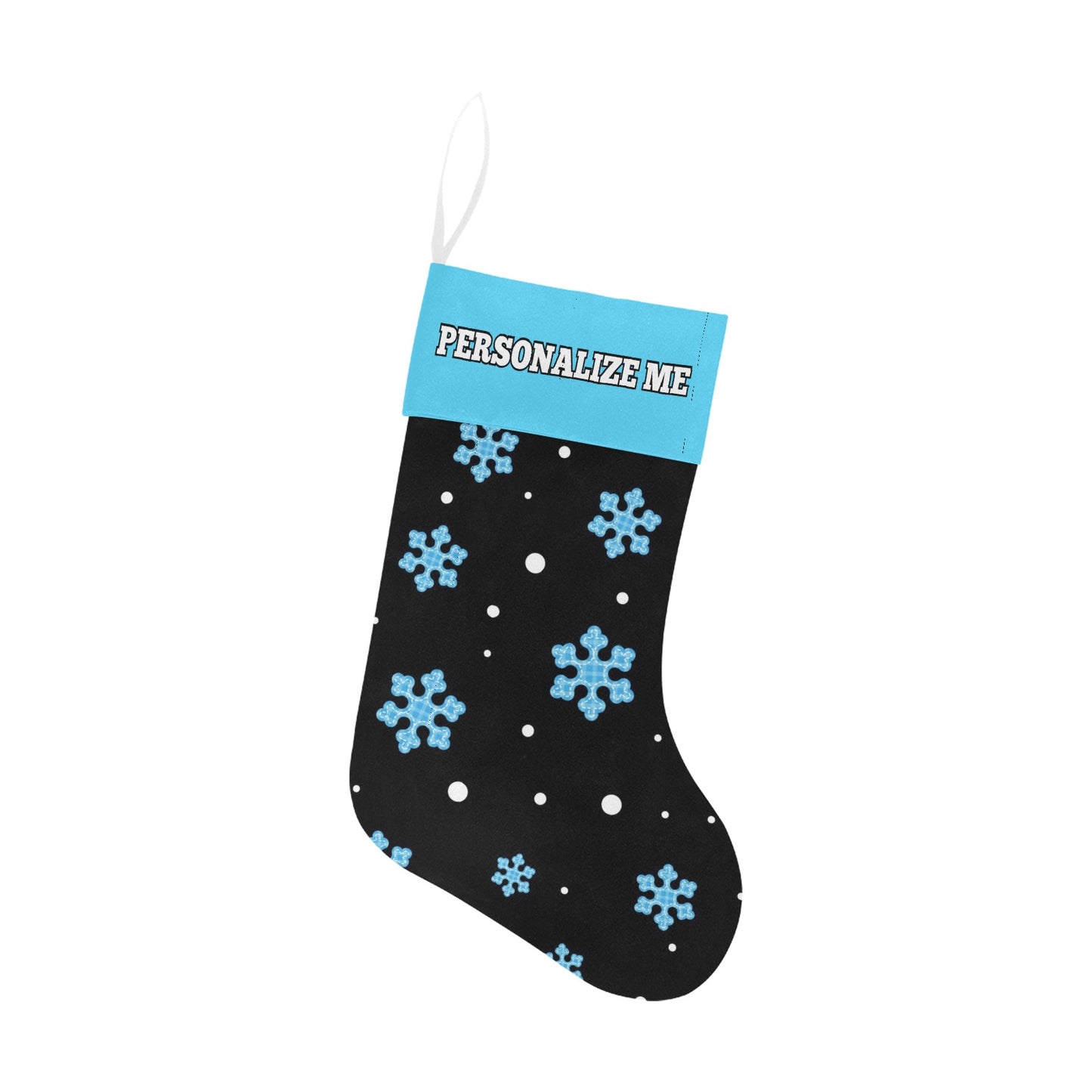 Night Snow Christmas Stocking